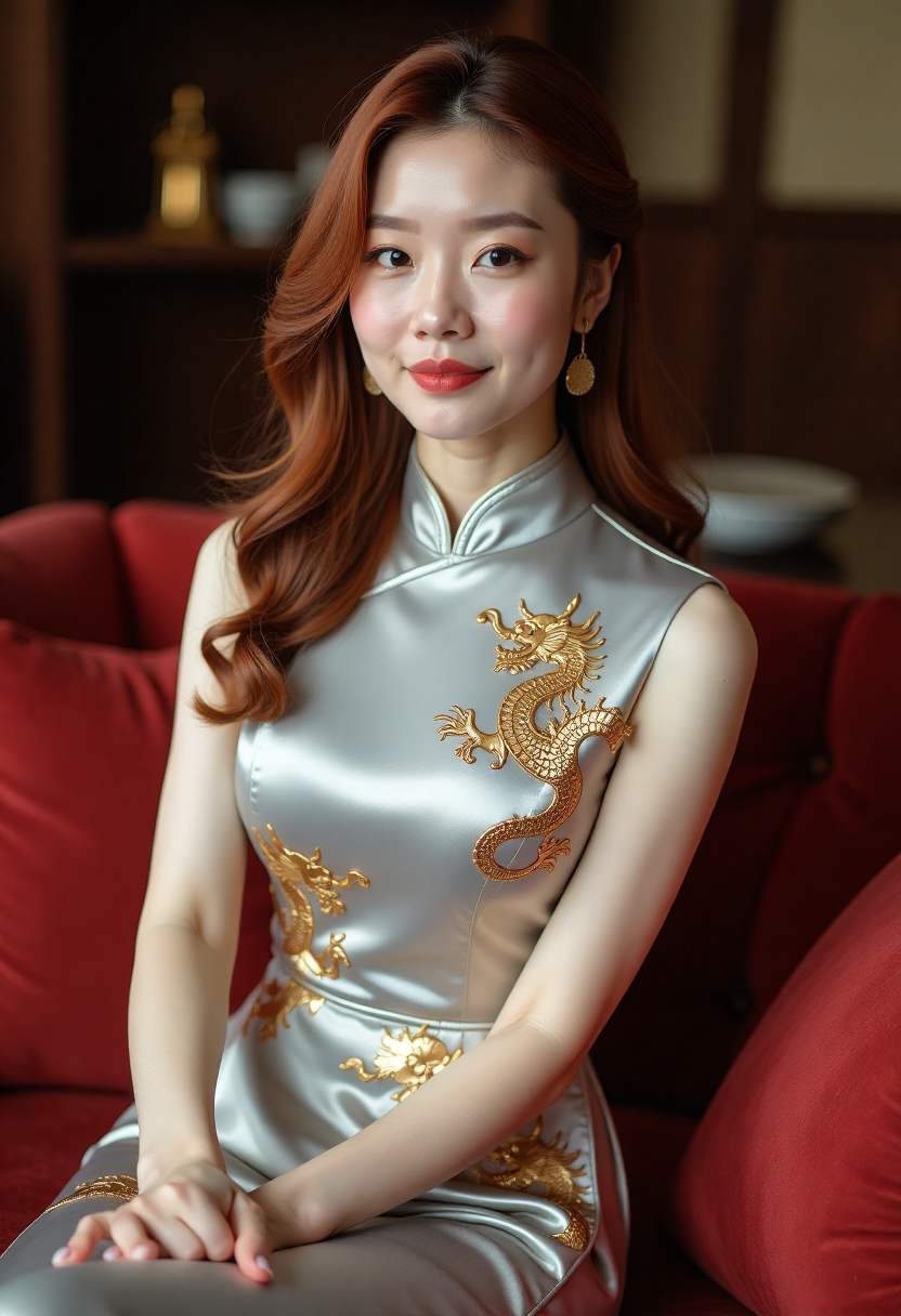 紫色花田与远山